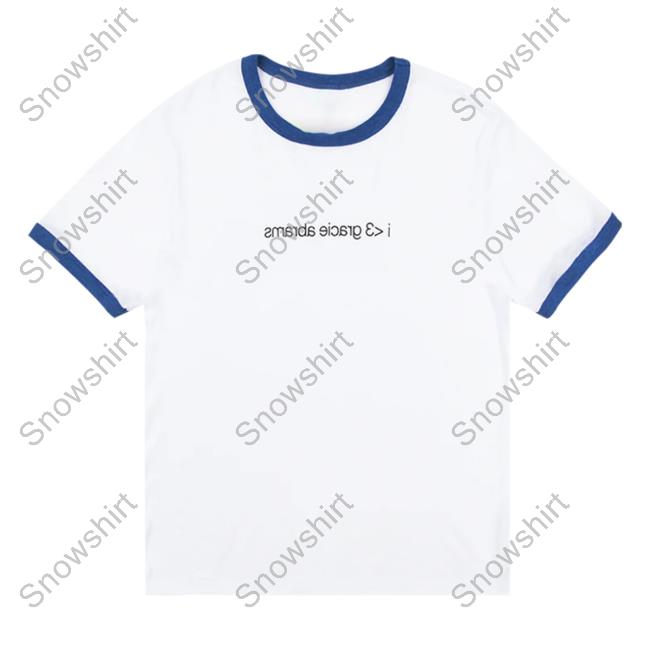 Official Gracie Abrams Merch Store I <3 Gracie Abrams Blue Ringer T Shirt Gracieabrams Shop