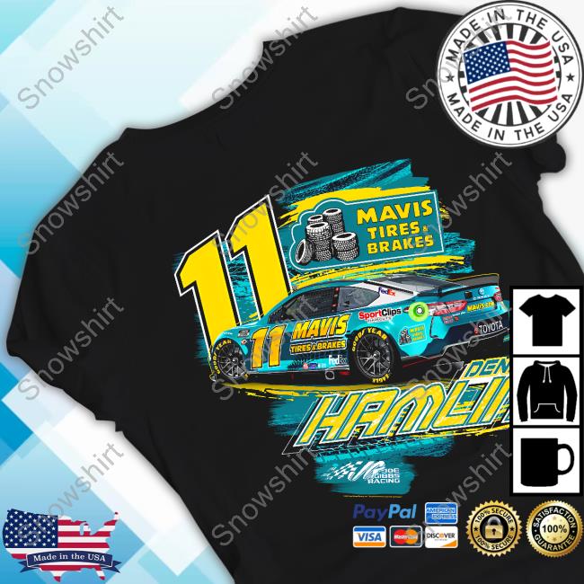 Mavis Tires & Brakes Tee Official Denny Hamlin Mavis Tires & Brakes Tee