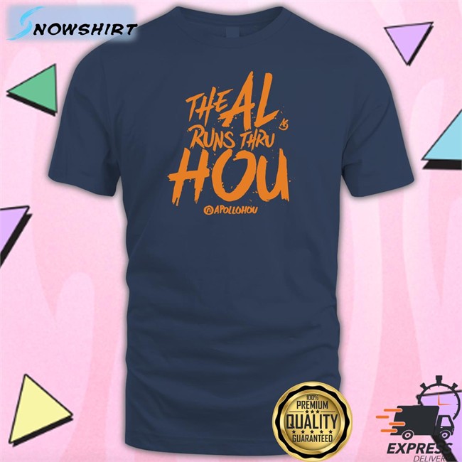Apollohou Store The Al Runs Thru Hou Long Sleeved T Shirt