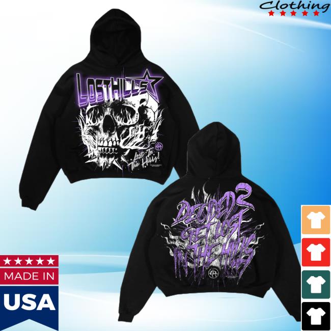 Official Never Broke Again Merch Store Neverbrokeagain Lostinthehills x Youngboy Purple - Black Crew# Neverbrokeagainllc Apparel Clothing Lost In The Hills