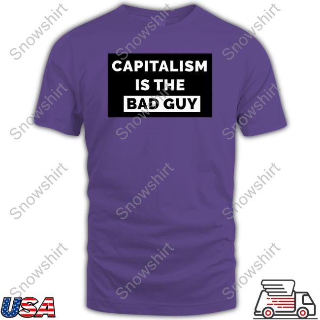 Official Dimension 20 Capitalism Is The Bad Guy Long Sleeve Tee Dimension 20 Merch Capitalism Is The Bad Guy Shirt