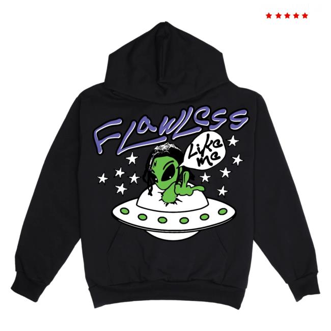 Official Lucki Merch Flawless Alien Hoodie Deadboylife