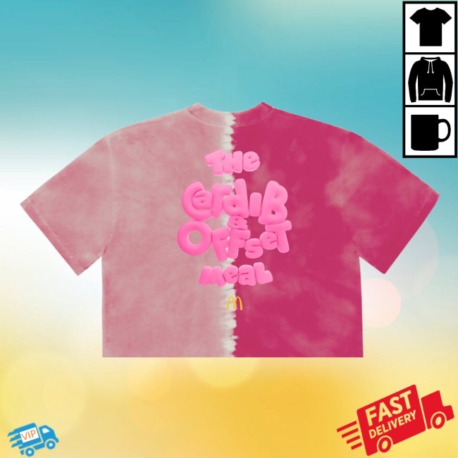 Official Superstars Tie Dye Cropped Shirt - Cardib Offset