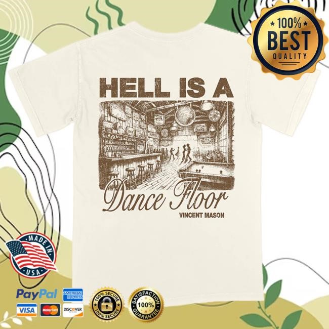 Official Interscope Records Merch Store Vincent Mason Hell Is A Dancefloor Tshirt