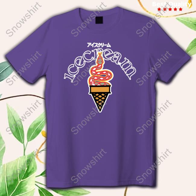 Official Ice Cream Snakey Cone Shirt Marcell Ozuna Ice Cream Snakey Cone T-Shirt