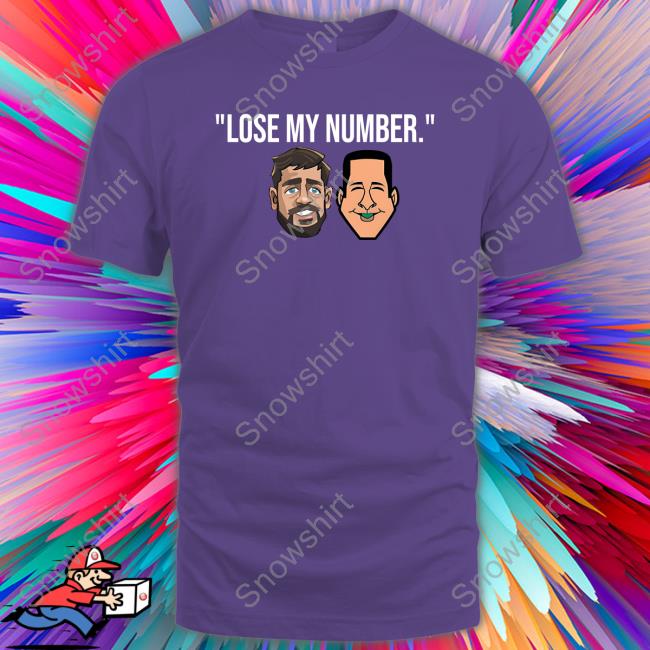 Adam Schefter And Aaron Rodgers Lose My Number Shirts Official Adam Schefter And Aaron Rodgers Lose My Number Shirt Gaming Society