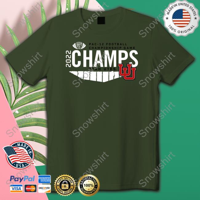 Pac-12 Football Championship Game 2022 Champs Utah Utes Shirt Red Men's Blue 84 Red Utah Utes 2022 PAC-12 Football Conference Champions Locker Room T-Shirt
