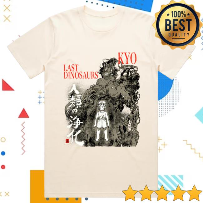 Official Last Dinosaurs / KYO Ecru Attractive Shirt