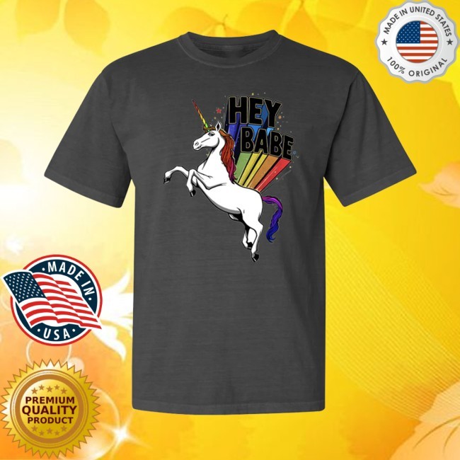 Hey Babe Unicorn New Shirt Sal Vulcano