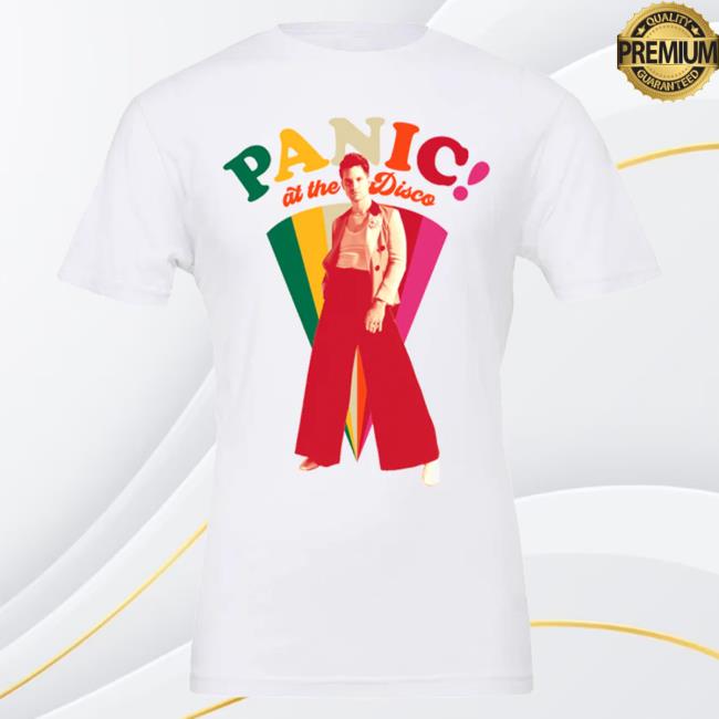 Official Panic! at the Disco Merch Store Panic! At The Disco Color Wedge Shirt Official Panic! at the Disco Merch Store Panic! At The Disco Color Wedge Tshirt