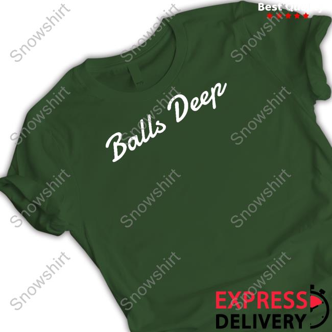 Balls Deep Sweatshirts Wicked Naughty Apparel Balls Deep Shirt Black