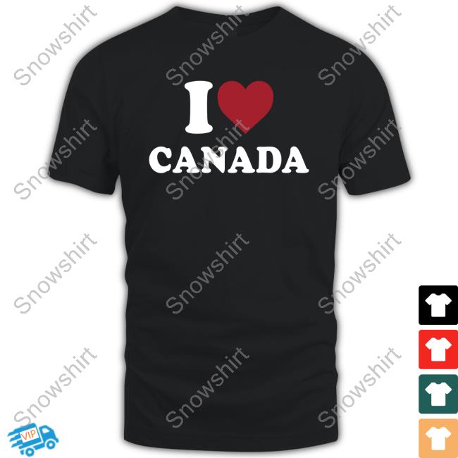 Elon Musk I Love Canada Long Sleeve Tee