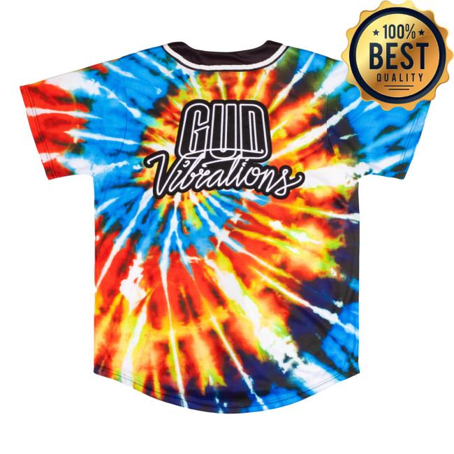 Gud Vibrations Tie-Dye Jersey Official Slander Merch Gud Vibrations Tie-Dye Jersey