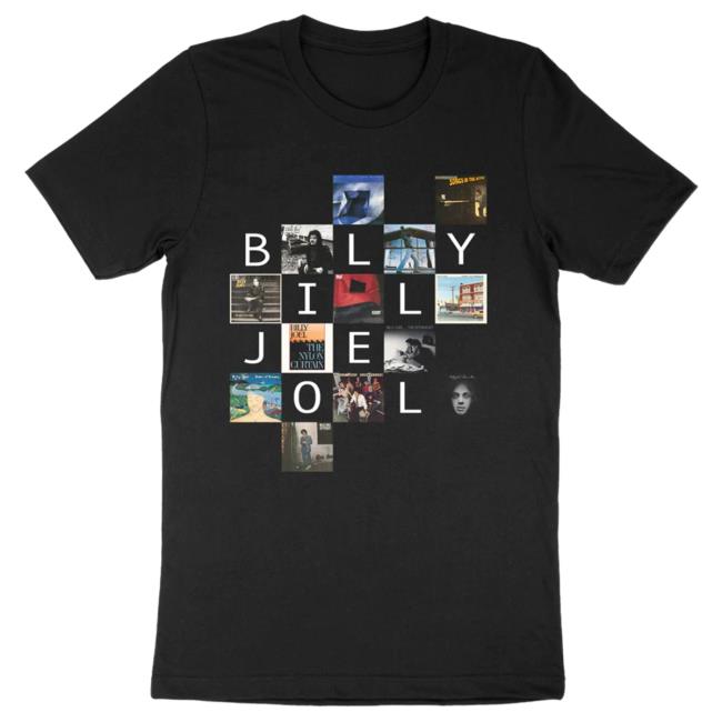 Official Billy Joel Merch Store Billy Joel "Albums Set List" Shirt New Billy Joel Shop BillyJoel