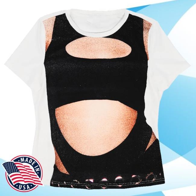Exclusive Holiday Chaos Megan Katseye T-shirt Stadium Look