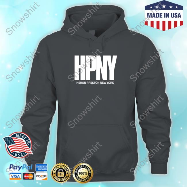 Official Reg HPNY Long Sleeve Tee Heron Preston Merch Reg HPNY Long Sleeve Tee