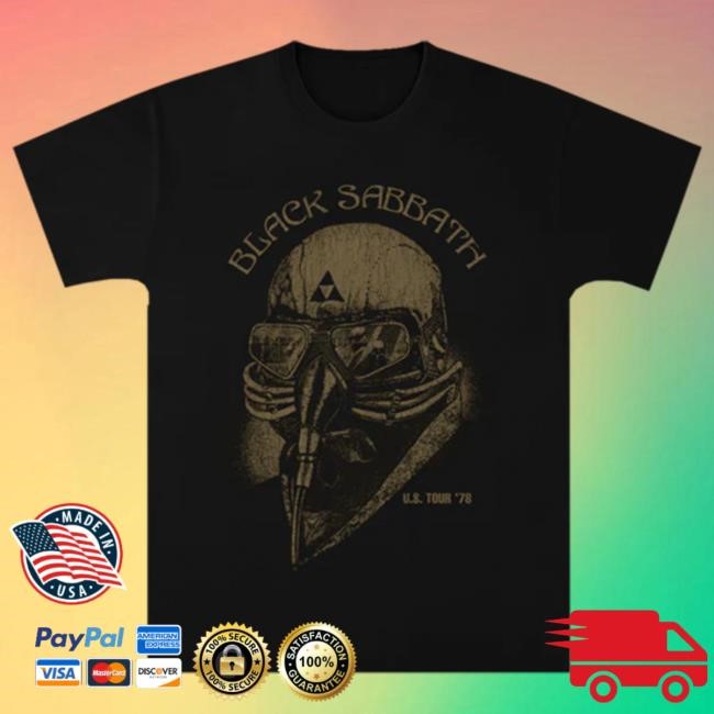 Black Sabbath Official Apparel Shop Store U.S. Tour 78 Tee Shirt - Black Sabbath