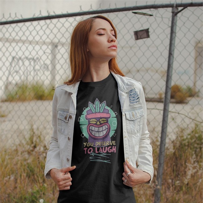 Tiki Supersoft You Deserve To Laugh Tee