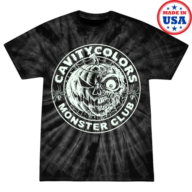 Official Cavity Colors Monster Club - Hot Shirt (Tarantula Tie Dye)