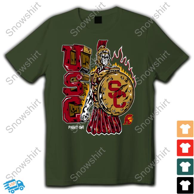 USC Fight On TShirt Warren Lotas College Football T-Shirt Usc Fight On