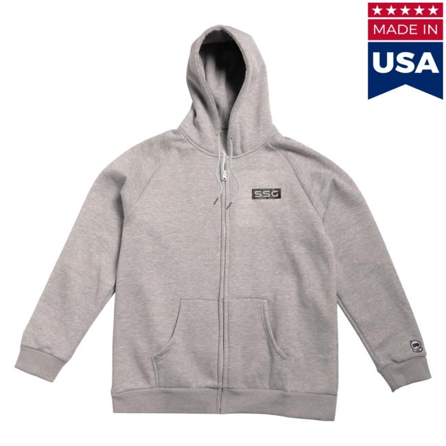 Official Ssg Merch Store Spacestation Gaming Heather Gray Ssg Zip Up Crew neck