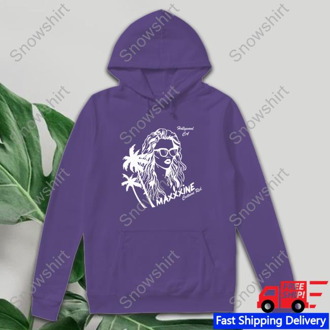 Official Hollywood Ca Maxxxine Costume Red T Shirt Official Maxxxine Hoodie