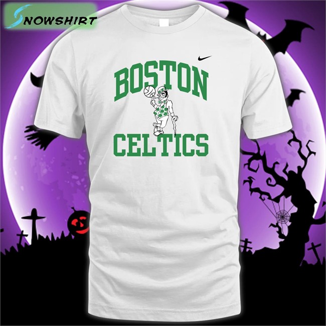 Jayson Tatum Boston Celtic Classic White Shirt Green Runs Deep