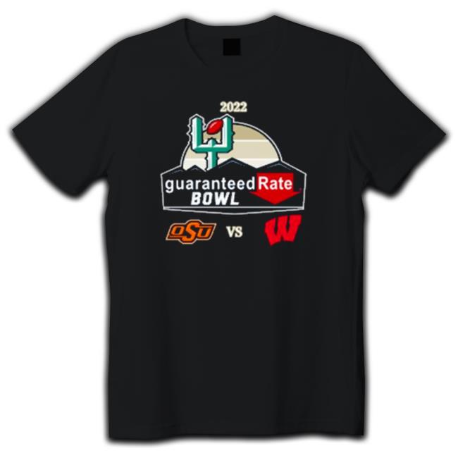 Osu vs wisconsin badgers 2022 guaranteed rate bowl Tee Official Osu vs wisconsin badgers 2022 guaranteed rate bowl Long Sleeve Tee