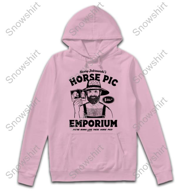 Henry Zebrowski's Horse Pics Emporium Tee Horse Pics Hoodie