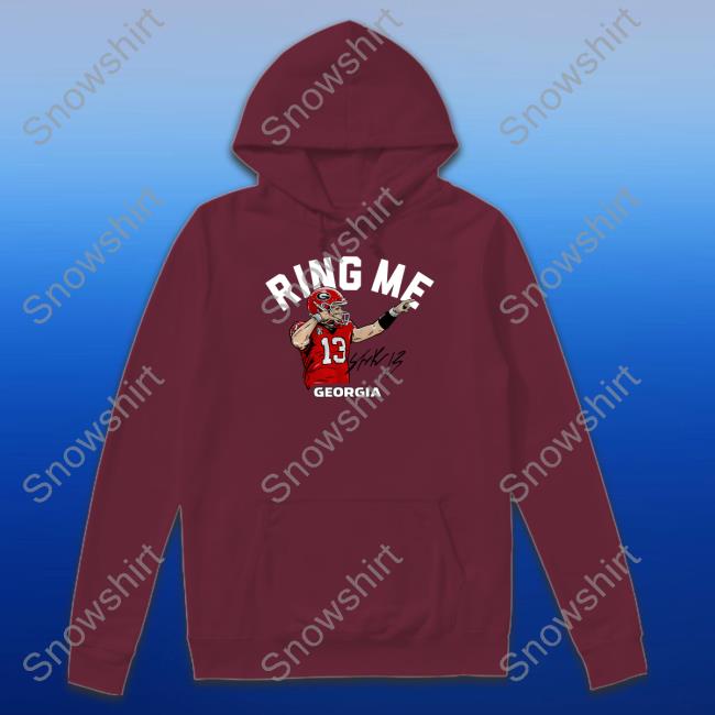 Official Georgia Football Stetson Bennett Iv Ring Me Shirt Breakingt Merch Georgia Football Stetson Bennett Iv Ring Me Long Sleeve Tee