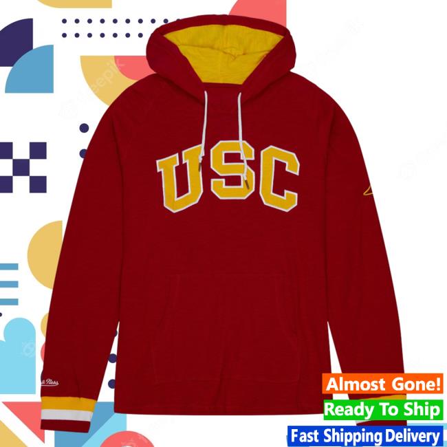 Mitchell And Ness Clothing Store Shop Fleece Legendary Slub Ls Hoody Usc Mitchellandness Merch