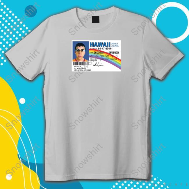 Official Superbad McLovin ID Shirts Superbad McLovin ID Long Sleeve Shirt