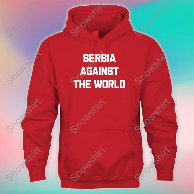 Serbia Against The World T Shirt Red