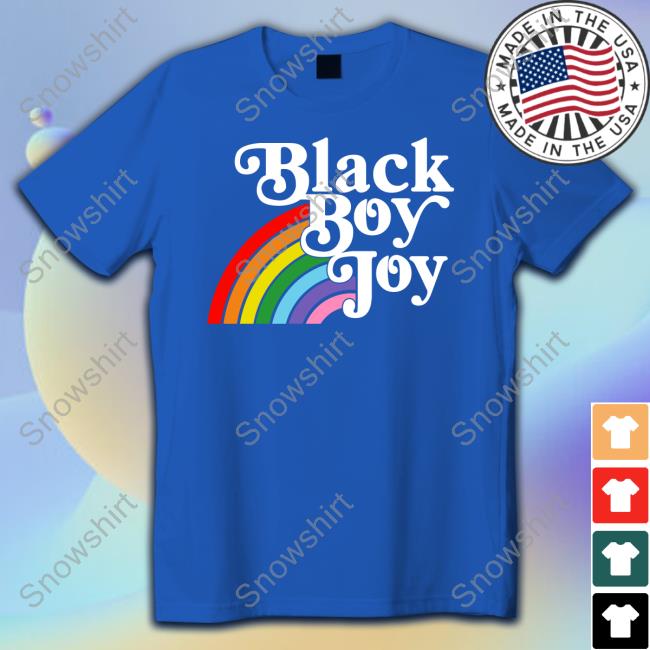 Whitley Gilbert Black Boy Joy Rainbow T-Shirt Official Black Boy Joy Rainbow T Shirts