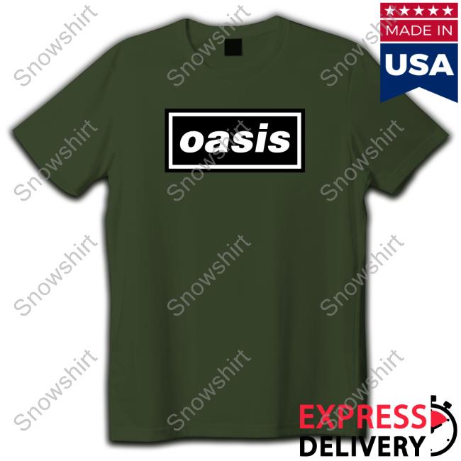 Official Oasis Organic Decca Logo T-Shirt