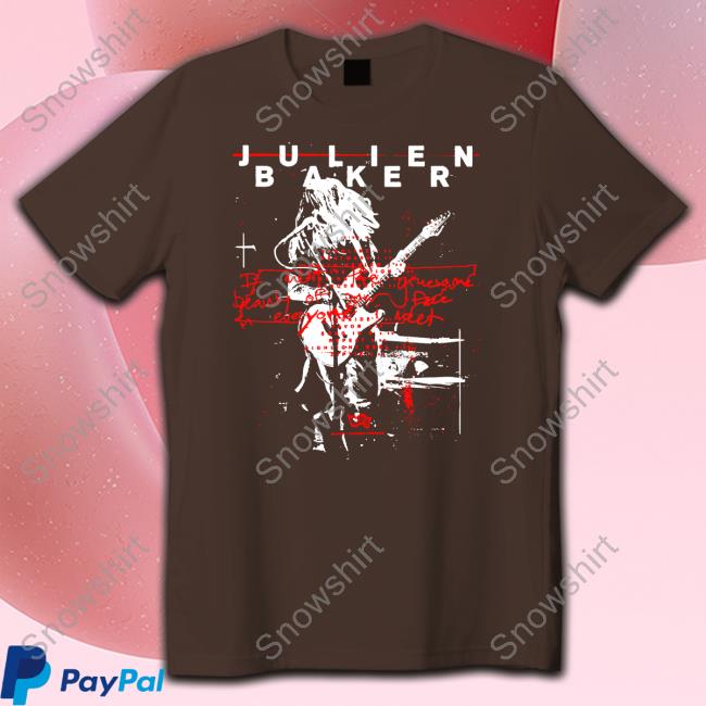 Julien Baker Merch Julien Baker Live Flier Shirt