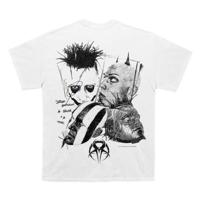Official Mudvayne Merch Mud Vayne The Space Between A Blink And A Tear Flashback Tshirt
