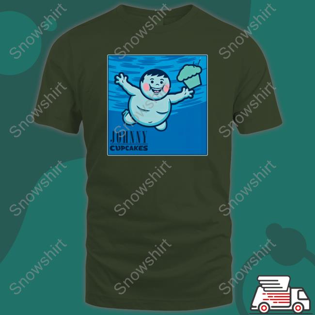 Official Johnny Cupcakes Make A Splash Birthday Greeting Tee Shirt