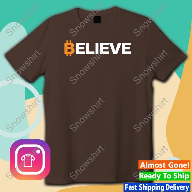 Bitcoin Believe Long Sleeve T Shirt Adrian Zduńczyk Cmt Crypto Birb