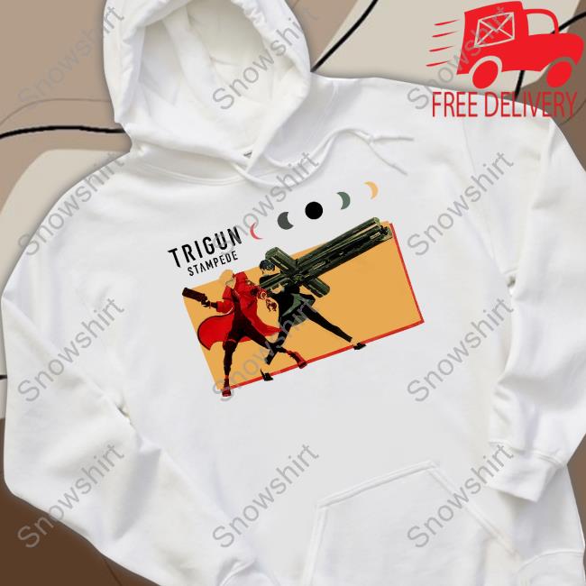 Official Trigun Stampede Duo T Shirt Bigolas Dickolas Woifwood