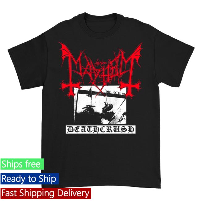 Official Mayhem Kings Road Store Shop Merch Mayhem Deathcrush Tee Shirt
