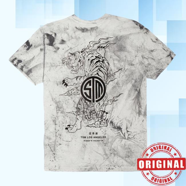 Official Team Solomid Store Shop Tsm Tiger T-Shirts Smoke Tie Dye TeamSoloMid Merch