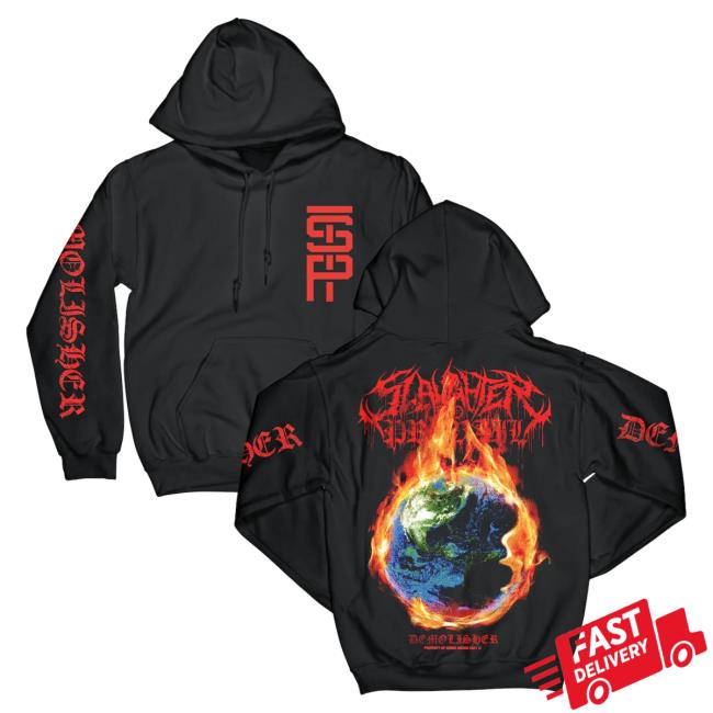 Sumerian Records Rising Merch Slaughter To Prevail Demolisher Burn The World Pull Over Hoodie RisingMerch