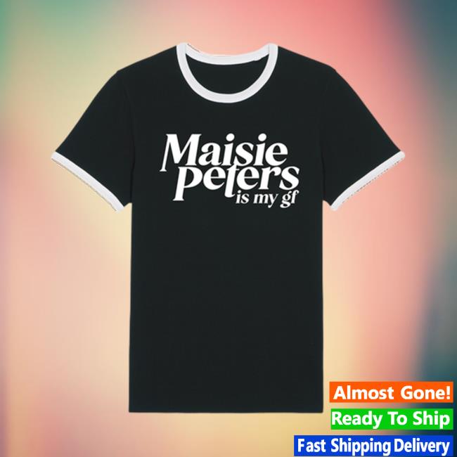Maisie Peters Merch Maisie Peters Is My Gf Ringer Black T-Shirt