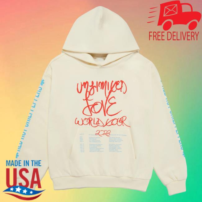 Official Red Hot Chili Peppers Unlimited Love Usa Tour Crewneck Sweatshirt
