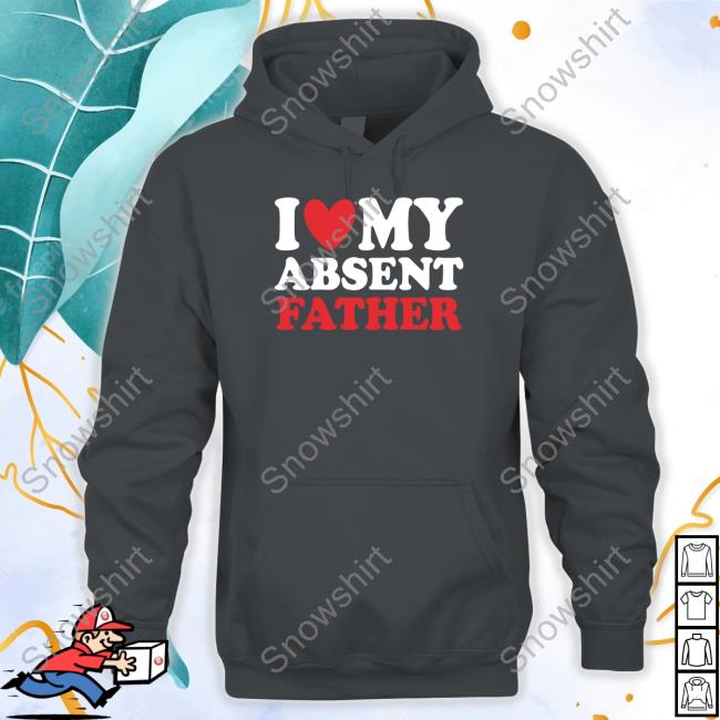 Official I Heart My Absent Father Black Tee I Heart My Absent Father Black T Shirt