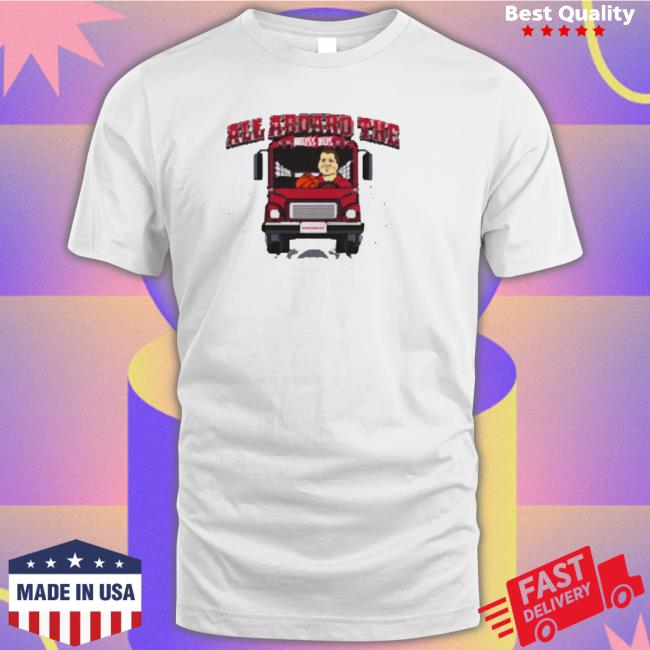 Top Arkansas All Aboard The Muss Bus Tee Shirt