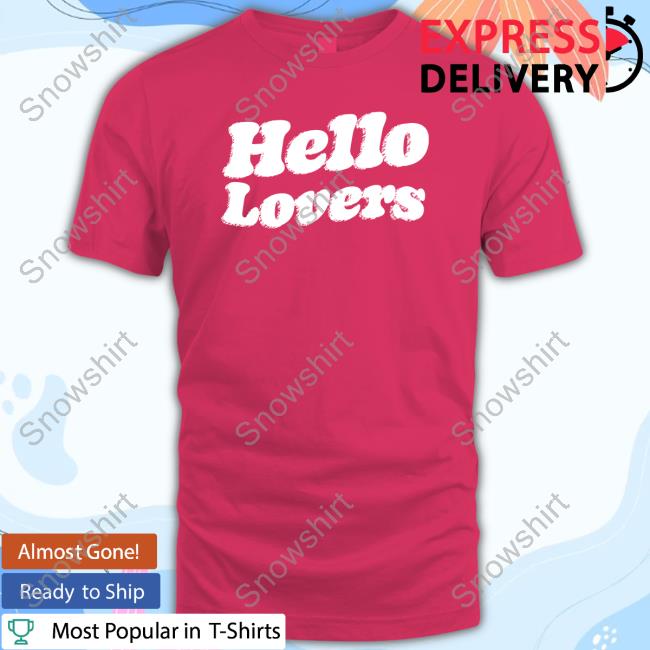 Niall Horan Merch Hello Lovers Logo Long Sleeve Hello Lovers Logo Navy T-Shirt