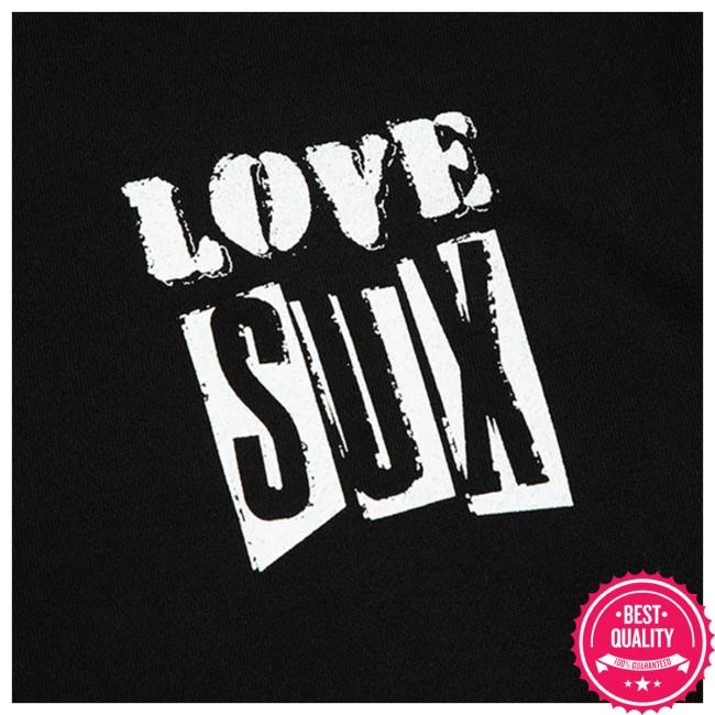 Official Avril Lavigne Merch Store Avril Lavigne Love Sux Block Sweaters AvrilLavigne