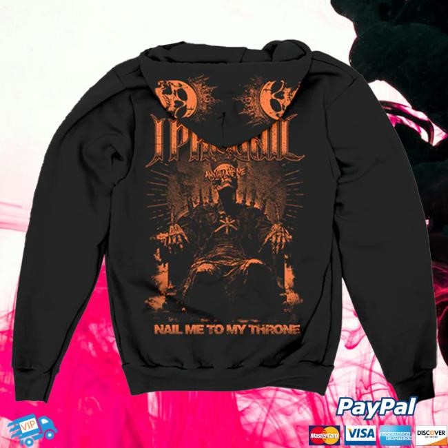 Official I Prevail Merch Store Annihilate Me Zip Up Hooded Sweatshirt (Black)